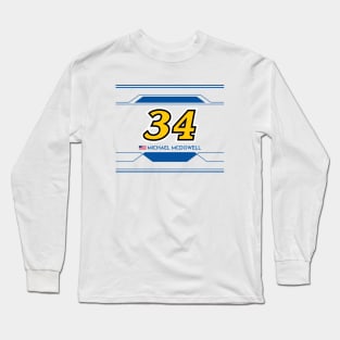 Michael McDowell #34 2023 NASCAR Design Long Sleeve T-Shirt